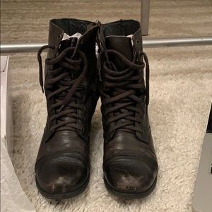 Steve Madden combat boots